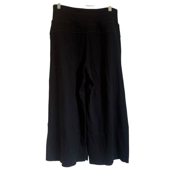 Calvin Klein Performance Floral-Trim Wide-Leg Culotte Pants Black Size M NWOT - Picture 8 of 13